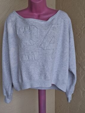 Hollister Light Gray Crewneck Sweatshirt